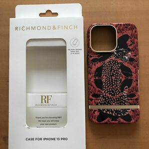 スマホケース　Richmond and Finch iPhone 13 Pro ケース　携帯ケース　チーター　RF 茶アニマル