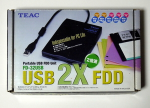 ★TEAC製・USB接続、フロッピーディスクドライブ