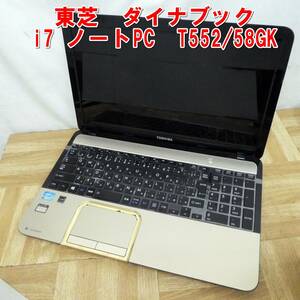 P620【激安】東芝　ダイナブック　i7 ノートPC　T552/58GK　シャンパンゴールド 中古　液晶割れ　/5