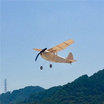 MinimumRC Cessna L-19 460mmウイングスパンバルサウッドレーザーカットRC飛行機キット - KIT+Motor_画像5