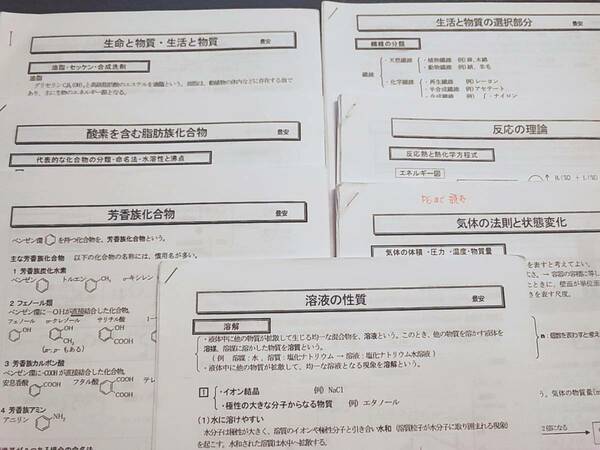 駿台　景安先生　化学S　講義プリント　医学部校舎　鉄緑会　Z会　東進 　SEG　河合塾