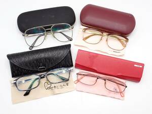 まとめ☆1000円～☆メガネ 老眼鏡 レディース メンズ ４点セット/A01041 