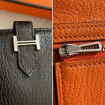 【極上美品】 887 HERMES エルメス ベアン 2つ折り長財布_画像5