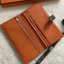 【極上美品】 887 HERMES エルメス ベアン 2つ折り長財布_画像4