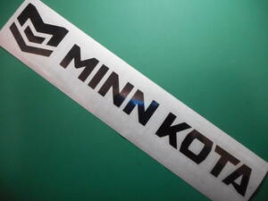 MINNKOTA ミンコタ　ステッカー 横280ｍｍ 白・黒 色サイズ限定 1枚 ハイグレード耐候６年