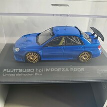 HPI・ racing 1/43「FUJITSUBO hpi IMPREZA 2006 BLUE」 限定 plain color MODEL GDB C型 新品未使用 11_画像4