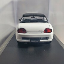 FIRST: 43 1 /43「SUZUKI Cappuccino 1991 クローズスタイル 白」 スズキ カプチーノ 新品未使用 58_画像6