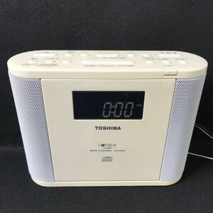 6Y158 CDプレーヤー TOSHIBA 動作確認済み オーディオ機器 ミニコンポ ラジオ 東芝 1000-