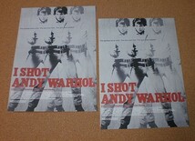 M3229【映画チラシ】I SHOT ANDY WARHOL メアリー・ハロン リリ・テイラー 三越名画劇場■■2枚_画像1