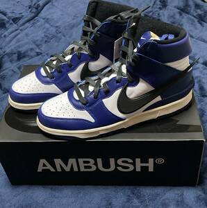 ■AMBUSH × NIKE DUNK HIGH DEEP ROYAL US10 28cm 新品未使用 CU7544-400 アンブッシュ × ナイキ ダンク ハイ ディープロイヤル SNKRS