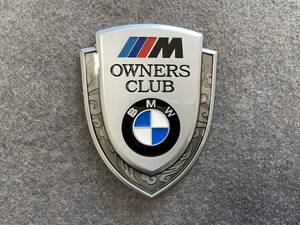 BMW ///M メタルカーエンブレム 車用デカール 飾り 金属ステッカー シール バッジ ドレスアップ 1個 シルバー 04番