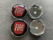 フィアット FIAT ホイールキャップ ホイール ハブキャップ センター キャップ保護 防塵 4個セット 外径60mm T406番_画像5