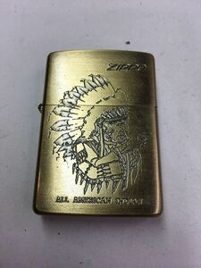 ZIPPO ジッポー オイルライター ALL AMERICAN INDIAN 