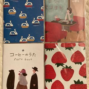 手紙社 かどまるノート 未使用4冊 ネクタイ 砂糖ゆき 升ノ内朝子 いのうえ彩