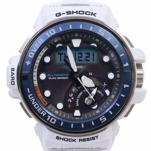 カシオ G-SHOCK ガルフマスター クワッドセンサー ソーラー電波 メンズ 腕時計 ブルー系 GWN-Q1000-7AJF【いおき質店】