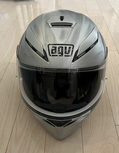 AGVヘルメット　K-3 マットシルバー　Mサイズ