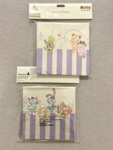 香港ディズニーランド ダッフィー&フレンズ ペーパーナプキン紙ナプキン２個セット リーナベル ダッフィー ジェラトーニ