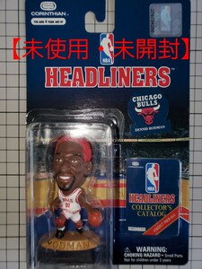 【未使用・未開封】HEADLINERS NBA プロバスケットボール選手 デニス・ロッドマン　レッドヘッド