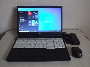 ☆高速SSD搭載 2016年 LIFEBOOK A746/P 第六世代 Corei3-6100U 2.30GHz/8GB/SSD240GB/Windows10☆4122