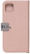 送料無料【訳あり・未使用品】iPhone11(6.1インチ)手帳型 ケース Cocotte Pink　ピンクベージュ Natural design ストラップ付 スタンド機能_画像2