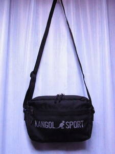 ★KANGOL SPORT ショルダーバッグ　　ブラック　中古美品！★