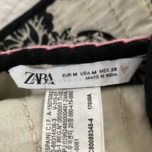 ZARA ザラ　リバーシブル花柄キルティングジャケット　ノーカラー　花柄　zara 使用少　完売品_画像8