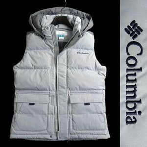 ■Columbia コロンビア 新品 軽量×保温 PUFFIAN 中綿入りベスト パデッドベスト アウトドアウェア YLG003 019 100/L ▲017▼bus320co