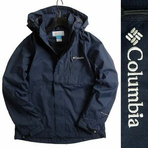 ■Columbia コロンビア 防風通気性 OMNI-WIND BLOCK フーデッド ジャケット ブルゾン アウトドアウェア YLG001 464 85/XS ▲020▼bus112co