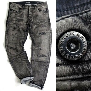 DIESEL BLACK GOLD ディーゼル 定価6.6万 TYPE-2815 BG6JW ヴィンテージウォッシュ ストレッチ デニムパンツ ジーンズ 32 ▲124▼bus1421e