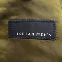 ISETAN MEN'S 伊勢丹メンズ 定価8.6万 高級ウール100％ ヘリンボーン×ウィンドペン柄 テーラードジャケット IMJ82I503 44 ▲110▼bus2701f_画像6