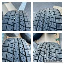 GRASS 15インチ 6J +43 PCD100 5穴/ダンロップウインターマックス03 185/65R15 2022年製 #332-1_画像10