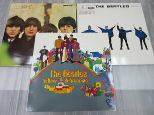 UK盤 アナログLP 3枚まとめて Beatles For Sale/Help/YELLOW SUBMARINE/ビートルズセット/Hayes工場 最終プレス Dmm 当時新品購入