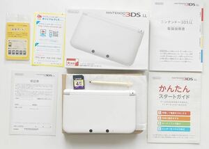 Nintendo 任天堂 ニンテンドー 3DS LL ホワイト　動作確認済み【美品】(2012年8月購入)