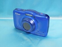 ◆ Nikon ニコン COOLPIX S32 [ブルー] ◆防水/耐衝撃/耐寒・子供向けデジカメ◆_画像2