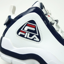 【新品・箱付】定価1.5万 FILA フィラ《名作 FILA GRANT HILL 2》グラントヒル Ⅱ レディース レザースニーカー 23.5cm 白×紺_画像5