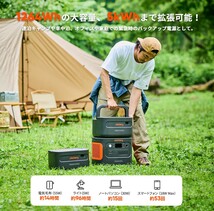 【未使用・未開封】Jackery ポータブル電源 1000 Plus 大容量1264Wh リン酸鉄 ポタ電 大容量 1.7時間 フル充電 家庭用 アウトドア用_画像3