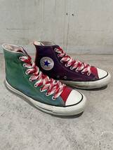 希少！USA製！マルチ！80s CONVERSE コンバース ハイカット 当て布 クレイジー CHUCK TAYLOR チャックテイラー オールスター ALLSTAR(7)_画像2