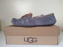 UGG アグ モカシン DAKOTA ダコタ 25cm グレー USA8 UK6.5 EU39_画像2