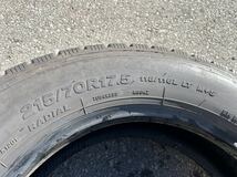 バリ山 BRIDGESTONE DURAVIS M804 215/70R17.5 118/116L LT 2023年ミックスタイヤ6本セット_画像7