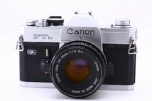 【整備済み・美品】キヤノン Canon FTB FD 50mm F1.8 S.C. ボディ レンズセット #1144410352_画像1