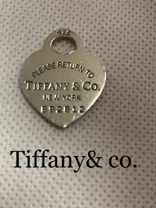 TIFFANY Co ペンダントトップ　ティファニー シルバー ハート アクセサリー 22-2