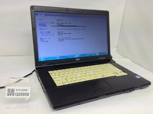 R ジャンク/ FUJITSU FMVNA7SE LIFEBOOK A572/F Intel Core i3-3110M メモリ2.05GB ストレージ無し 【G05958】