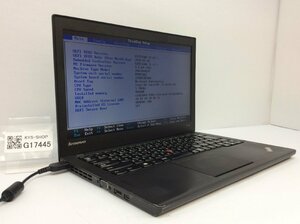 ジャンク/ LENOVO 20AJ004QJP ThinkPad X240s Intel Core i3-4010U メモリ4.1GB HDD500.1GB 【G17445】