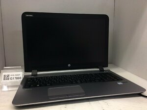 ジャンク/ HP HP ProBook 450 G3 Corei5-6世代 メモリ4.1GB ストレージ無し 【G17888】