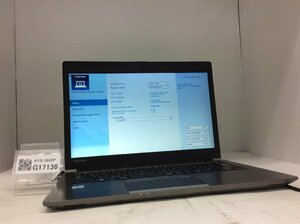 ジャンク/ TOSHIBA dynabook R63/A PR63ACAA33CAD81 Intel Core i7-6500U メモリ4.1GB SSD256.06GB 【G17136】
