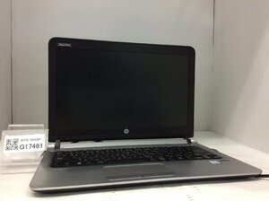 ジャンク/ HP HP ProBook 430 G3 Intel Core i3-6100U メモリ4.1GB SSD128.03GB 【G17461】