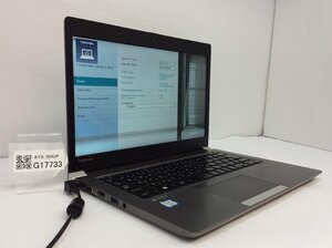 ジャンク/ TOSHIBA dynabook R63/M PR63MTC4447AD11 Intel Core i5-8250U メモリ8.19GB SSD256.06GB 【G17733】