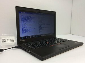 ジャンク/ LENOVO 20CM006JJP ThinkPad X250 Intel Core i5-5300U メモリ8.19GB SSD250.05GB 【G17669】