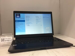 R ジャンク/ TOSHIBA dynabook R73/J PR73JFA4447AD11 Intel Core i3-7100U メモリ8.19GB SSD256.06GB 【G18213】