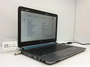 R ジャンク/ HP HP ProBook 430 G1 Intel Core i5-4200U メモリ4.1GB HDD320.07GB 【G17510】